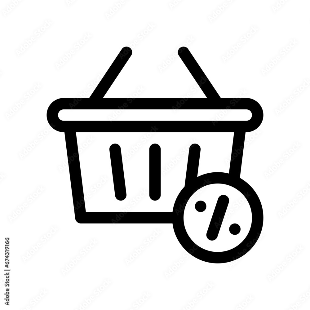 grocery store line icon grocery store line icon