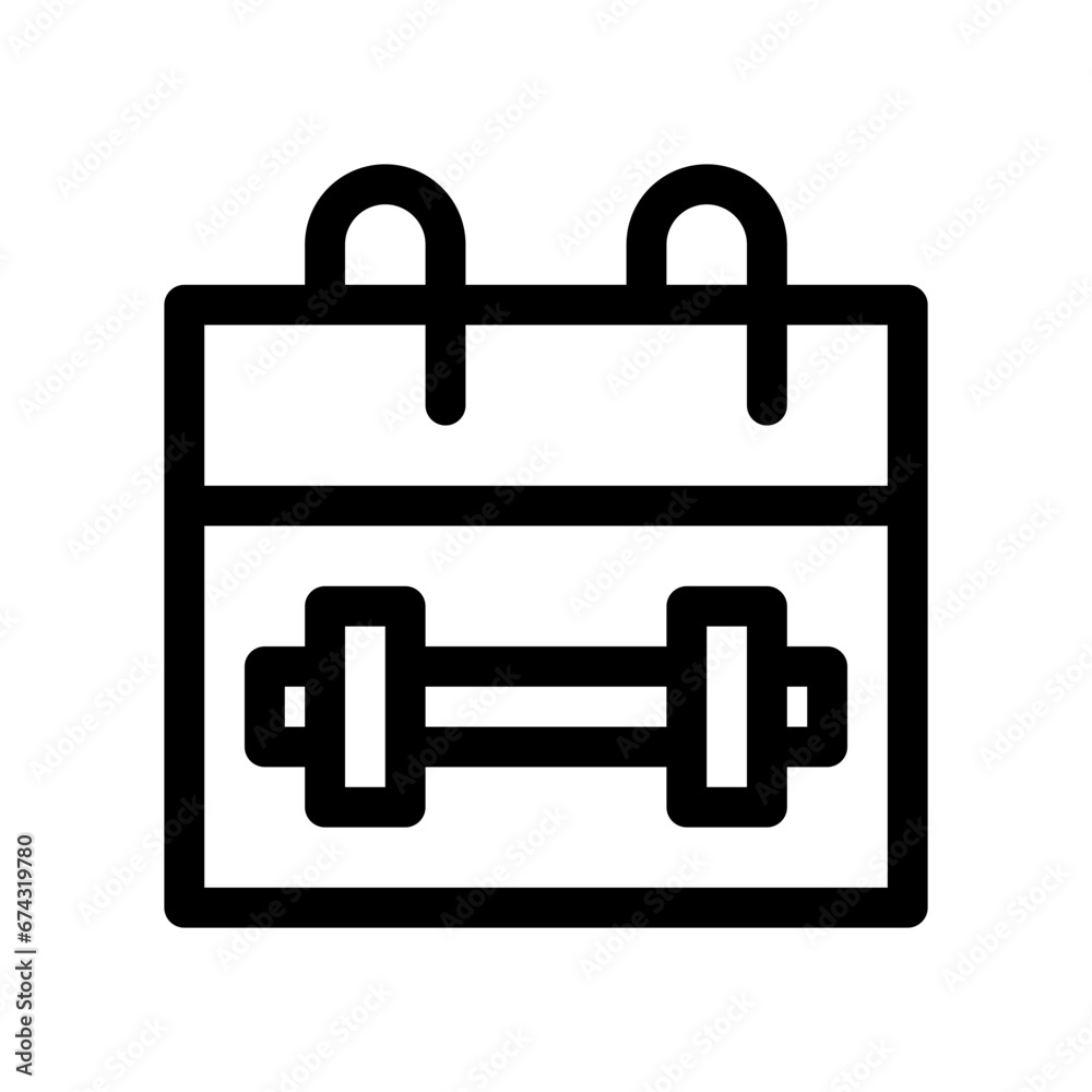 schedule line icon schedule line icon