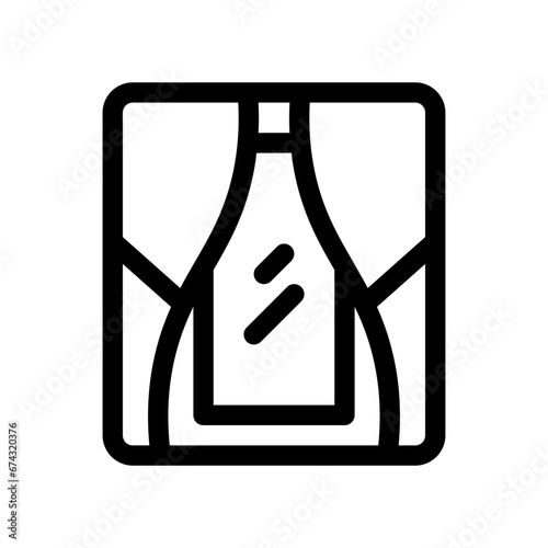 fitting room line icon