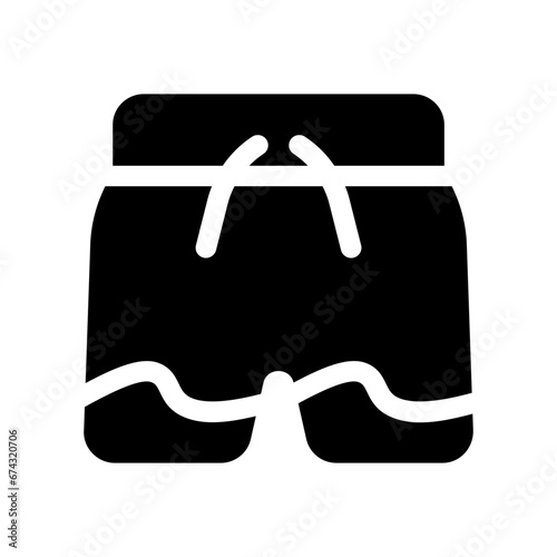 swimming suit glyph icon