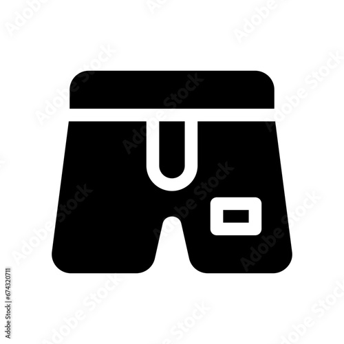 underwear glyph icon