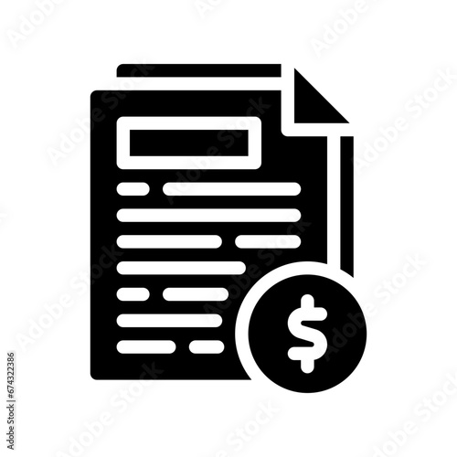 fraudulent glyph icon