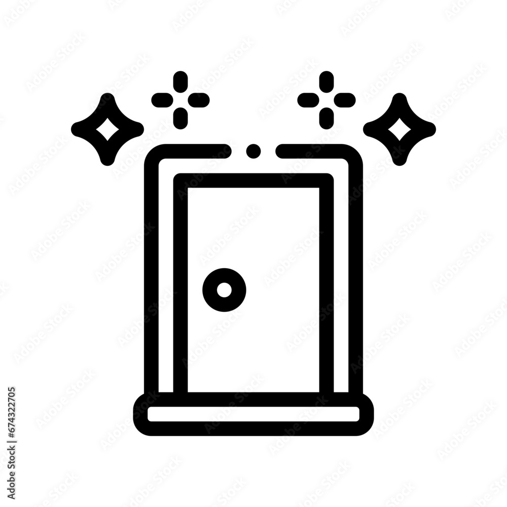 door line icon door line icon