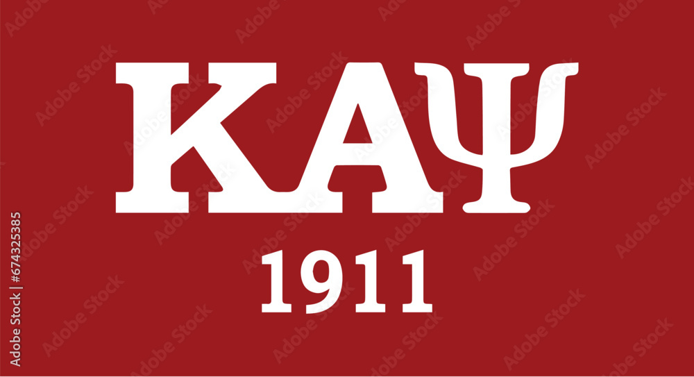 Kappa Alpha Psi Vector Artwork - obrazy, fototapety, plakaty 