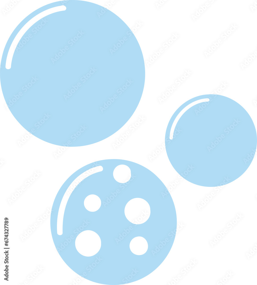 three blue soap bubbles three blue soap bubbles