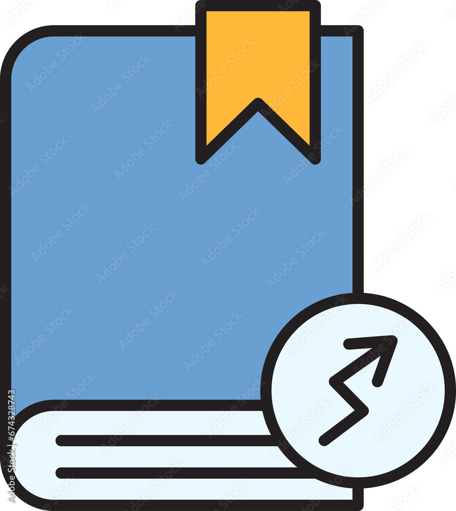 Book and Graph Icon
