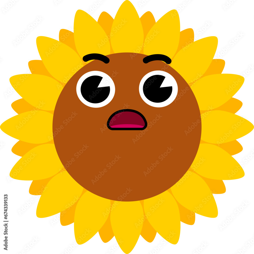 Sunflower Face Wow