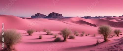  pink desert landscape