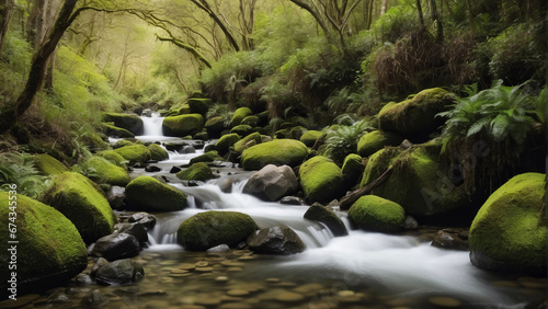 stream in the forest