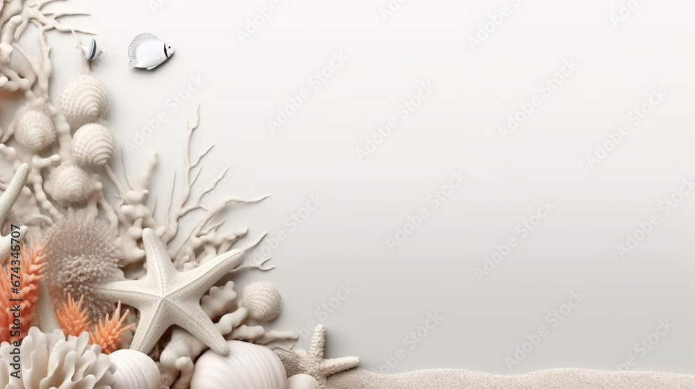 Abstract of marine and sea for background template. Fresh, cheerful, and relaxing summer concept. Positive and healthy tones to the background or wallpaper. Generative Ai Abstract of marine and sea for background template. Fresh, cheerful, and relaxing summer concept. Positive and healthy tones to the background or wallpaper. Generative Ai