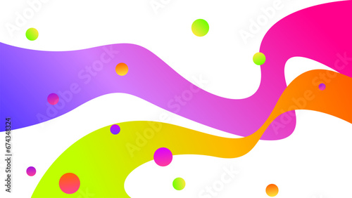 abstract gradient color background. bubble background. colorful background. abstract background. liquid wave background. 
