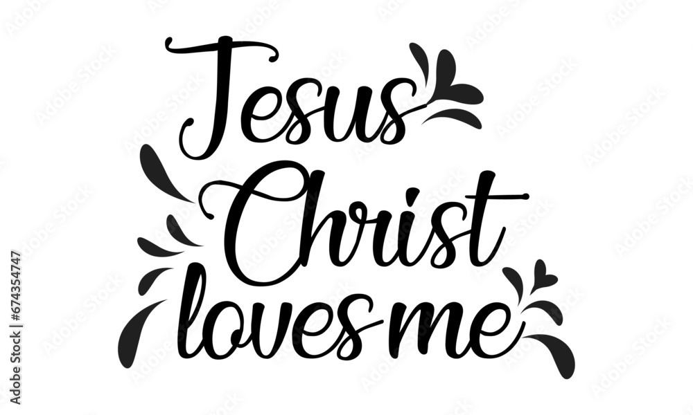 Fototapeta premium Christian Faith, Typography for print or use as poster, card, flyer or T Shirt