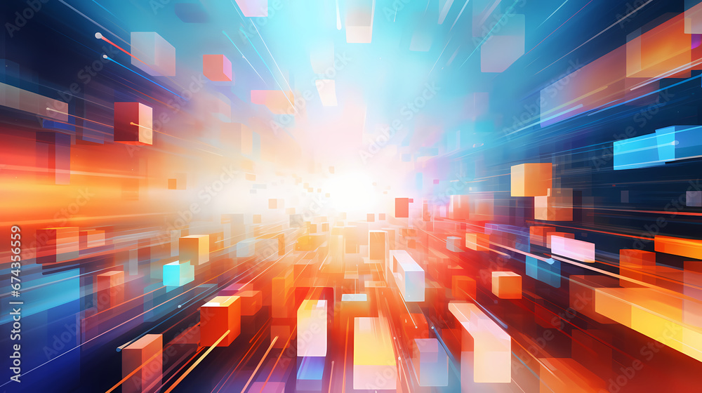 Obraz premium abstract technology background