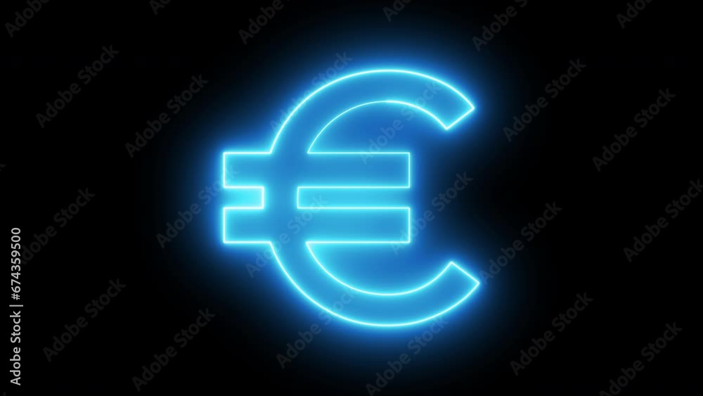 Glowing neon line Euro currency sign icon isolated on transparent background. Money, profit, investment, growth business, economy, finance and success concept. 4K motion graphic animation. Glowing neon line Euro currency sign icon isolated on transparent background. Money, profit, investment, growth business, economy, finance and success concept. 4K motion graphic animation.