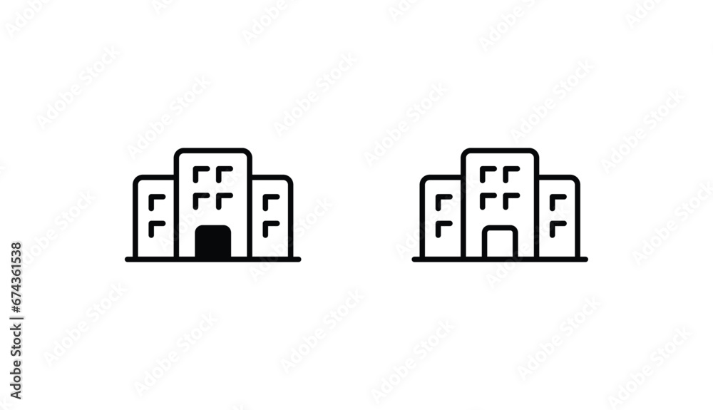 Hotel icon design with white background stock illustration Hotel icon design with white background stock illustration