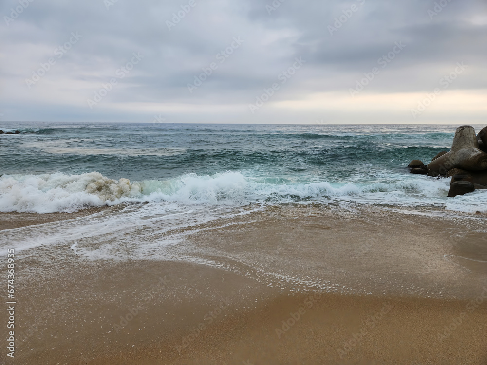 beach and sea