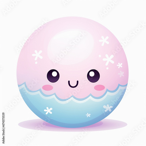 Christmas ornament kawaii clip art 