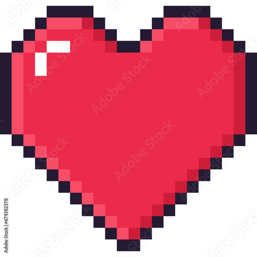 Pixel Heart Illustration