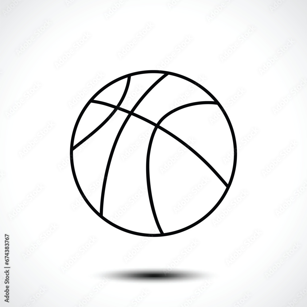 Basketball icon for web and mobile app. Basketball ball sign and symbol. Vector illustration. Basketball icon for web and mobile app. Basketball ball sign and symbol. Vector illustration.