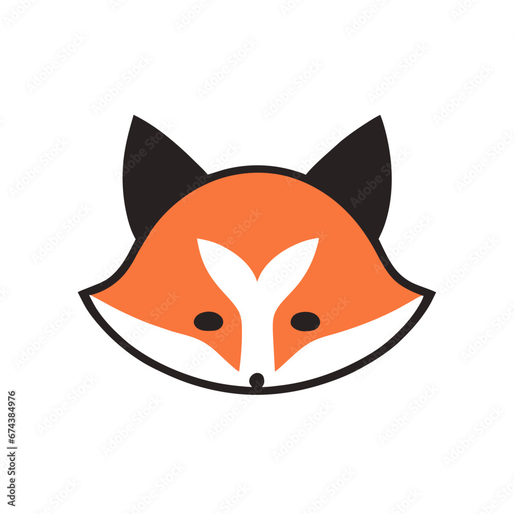 Obraz premium fox logo