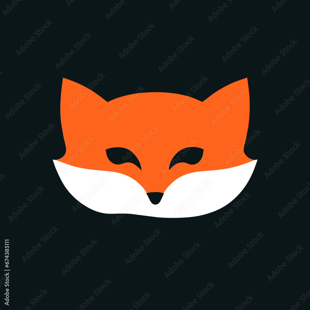 Obraz premium fox logo