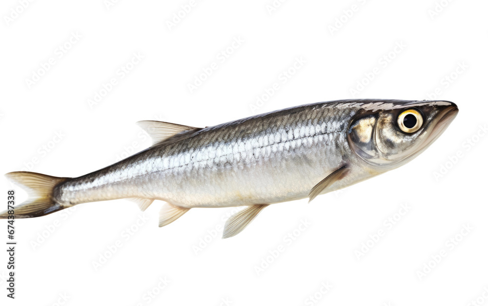 Precision Realism Artistic Herring On White or PNG Transparent Background Precision Realism Artistic Herring On White or PNG Transparent Background