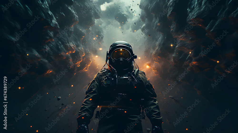 Fototapeta premium Astronaut