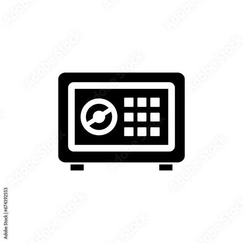 bank safe icon. Bank Locker icon on white background