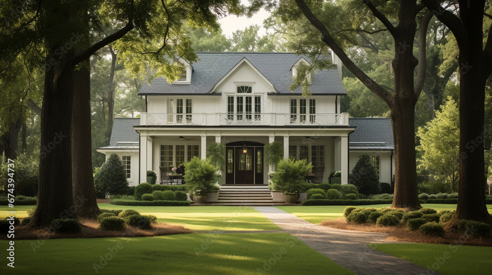 house in the garden