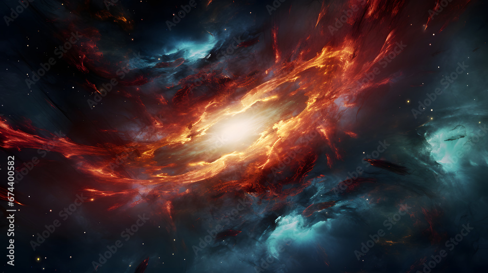 Obraz premium background with a space