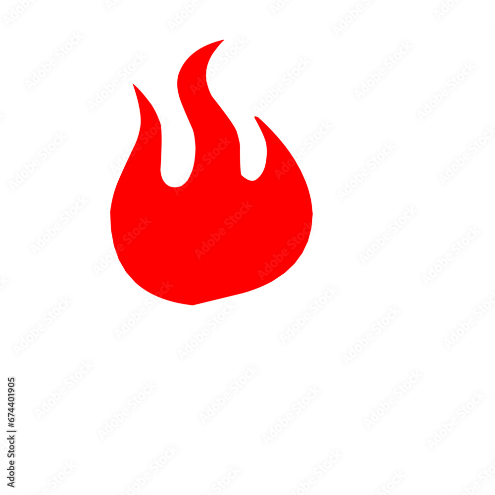 Flat Fire Icon Flat Fire Icon