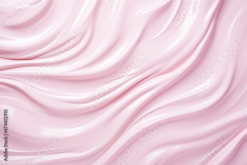 pink yogurt texture photo