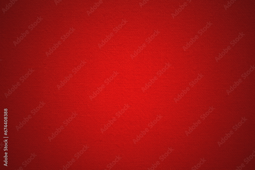 Dark red cotton fabric cloth texture for background, natural textile pattern. - obrazy, fototapety, plakaty 