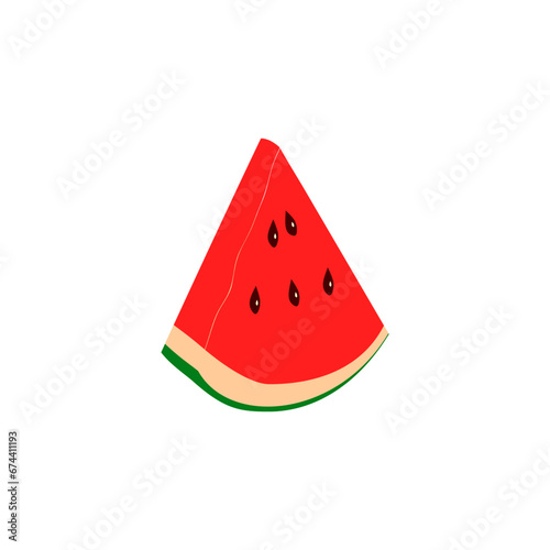 The slice icon watermelon vector design with text we stand with Palestine.