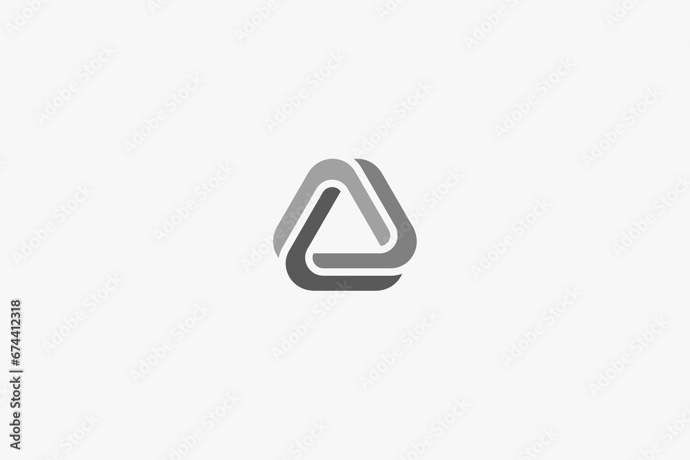 Illustration vector graphic of modern geometric triangle. Good for logo Illustration vector graphic of modern geometric triangle. Good for logo