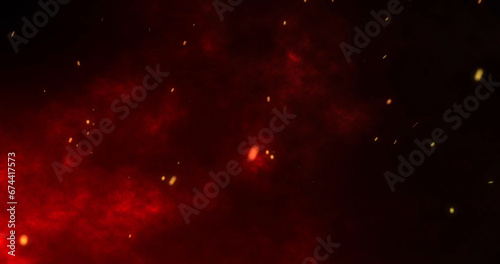 Fire or Dust on Black background.
Sparks on black background