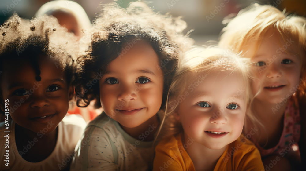 Group of children. Group of children.