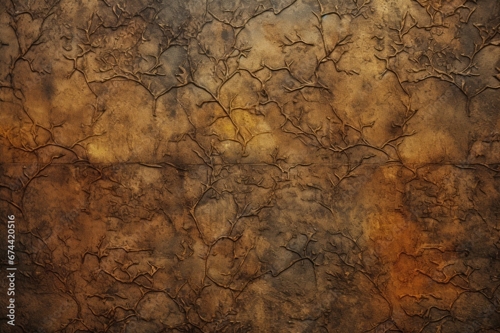 abstract background or texture of rusty metal surface with cracks and scratches, Nature medieval texture background Medieval background textures, AI Generated
