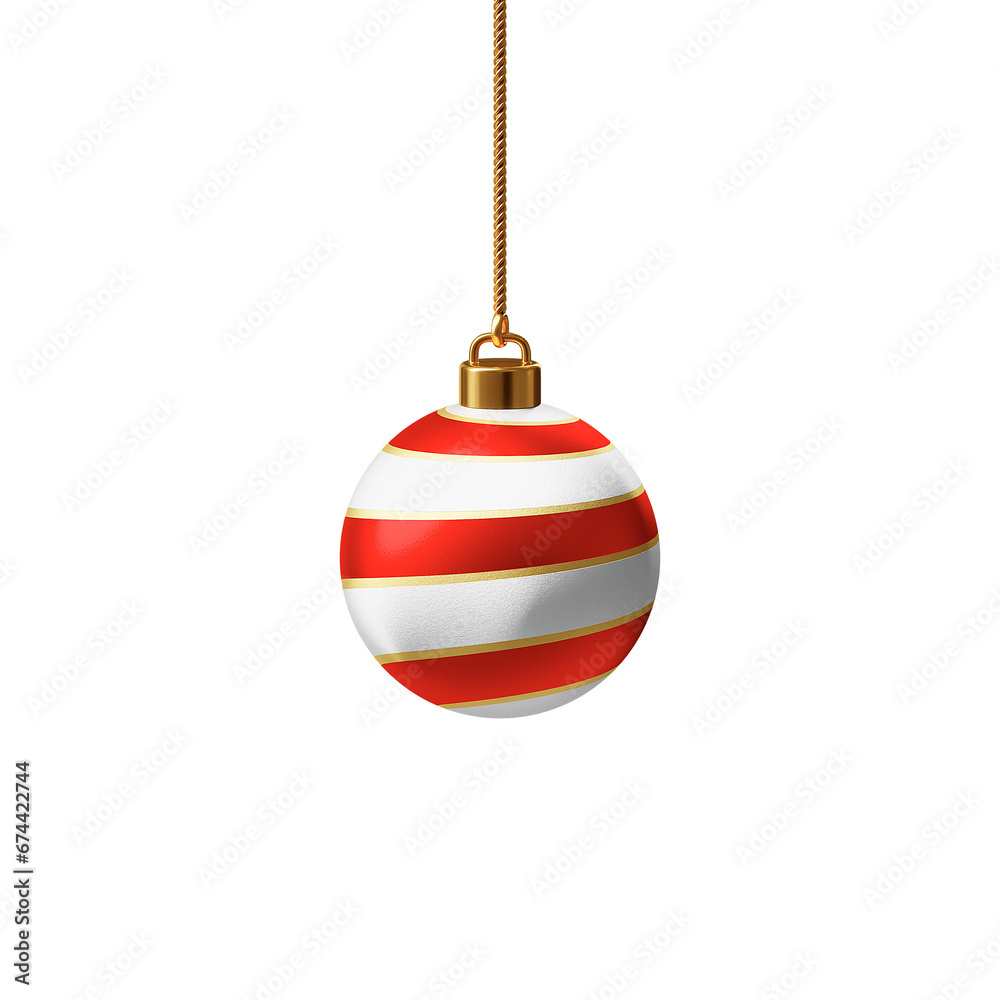 Happy Christmas, various ornaments to decorate the tree.
