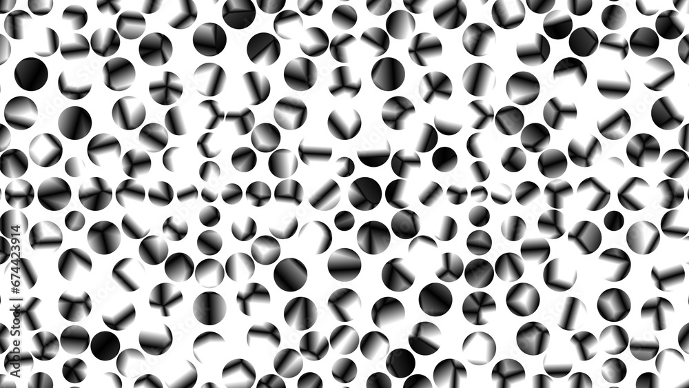 Abstract creative geometric circle shape monochrome pattern background illustration. Abstract creative geometric circle shape monochrome pattern background illustration.