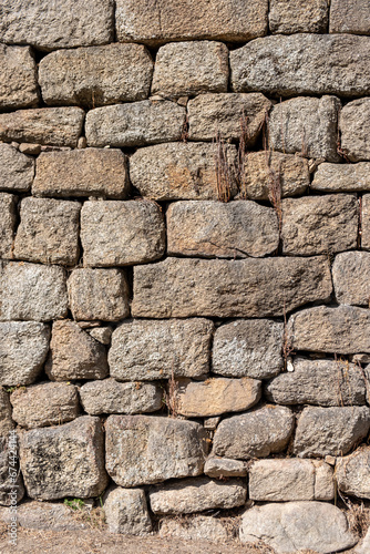 medieval stone block wall, texture for backgrounds