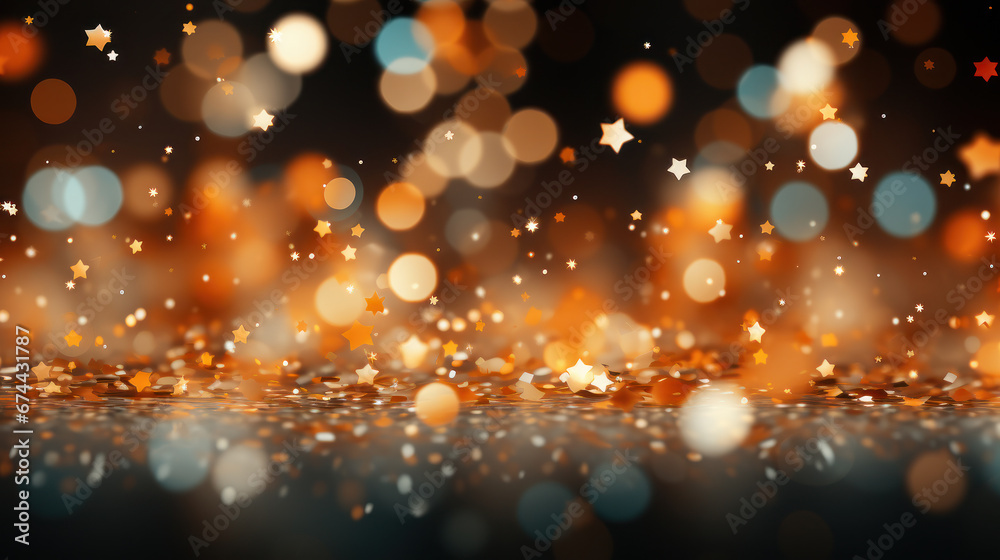 christmas lights background. Generative AI christmas lights background. Generative AI