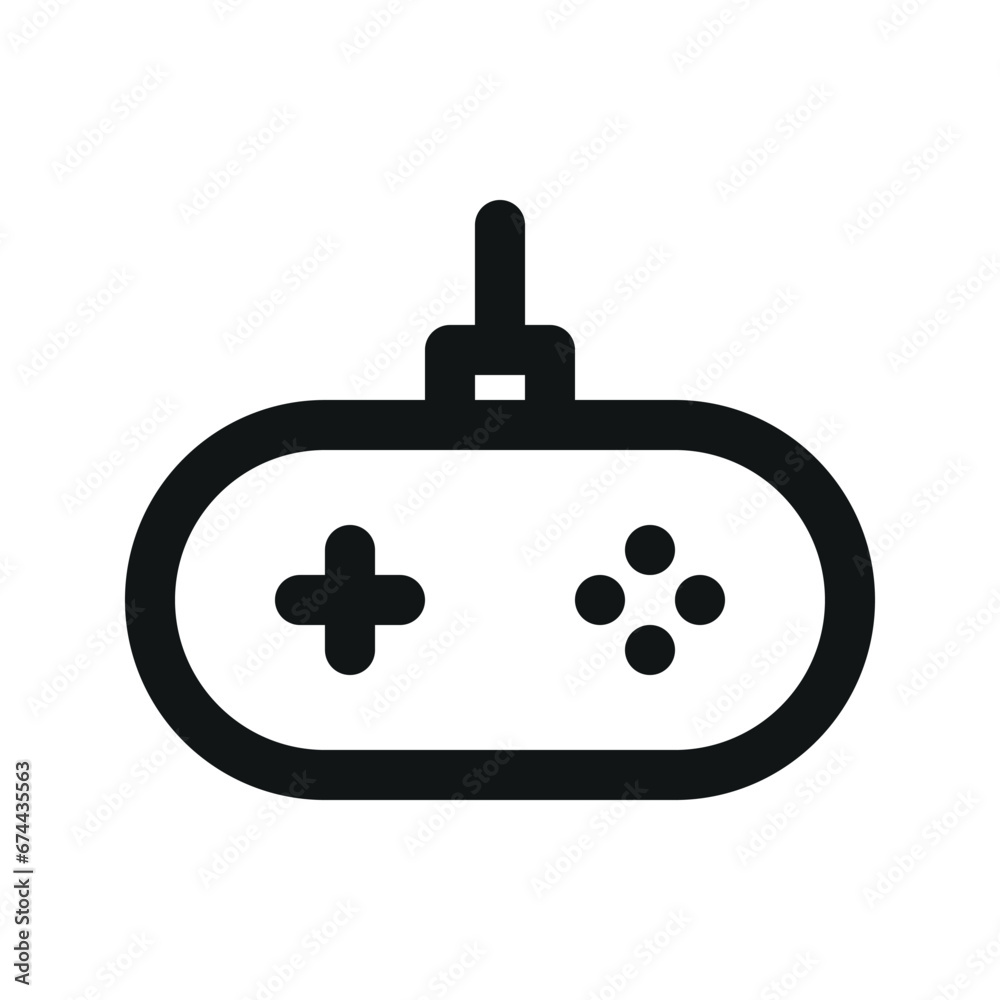 Illustration vector graphic icon of Joystick. Outline Style Icon. Computer And Device Themed Icon. Vector illustration isolated on white background. Perfect for website or application design. Illustration vector graphic icon of Joystick. Outline Style Icon. Computer And Device Themed Icon. Vector illustration isolated on white background. Perfect for website or application design.