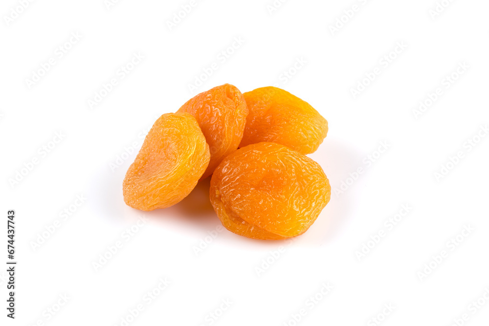 dried apricots isolated dried apricots isolated