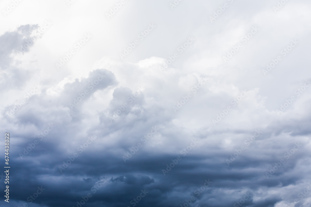 dark storm clouds before rain