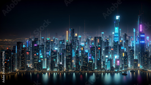 cyberpunk city,nightcity, building