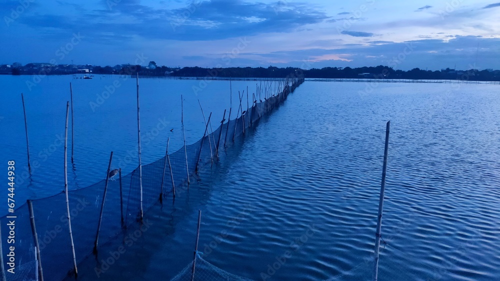 Obraz premium Dampalit, Malabon dike