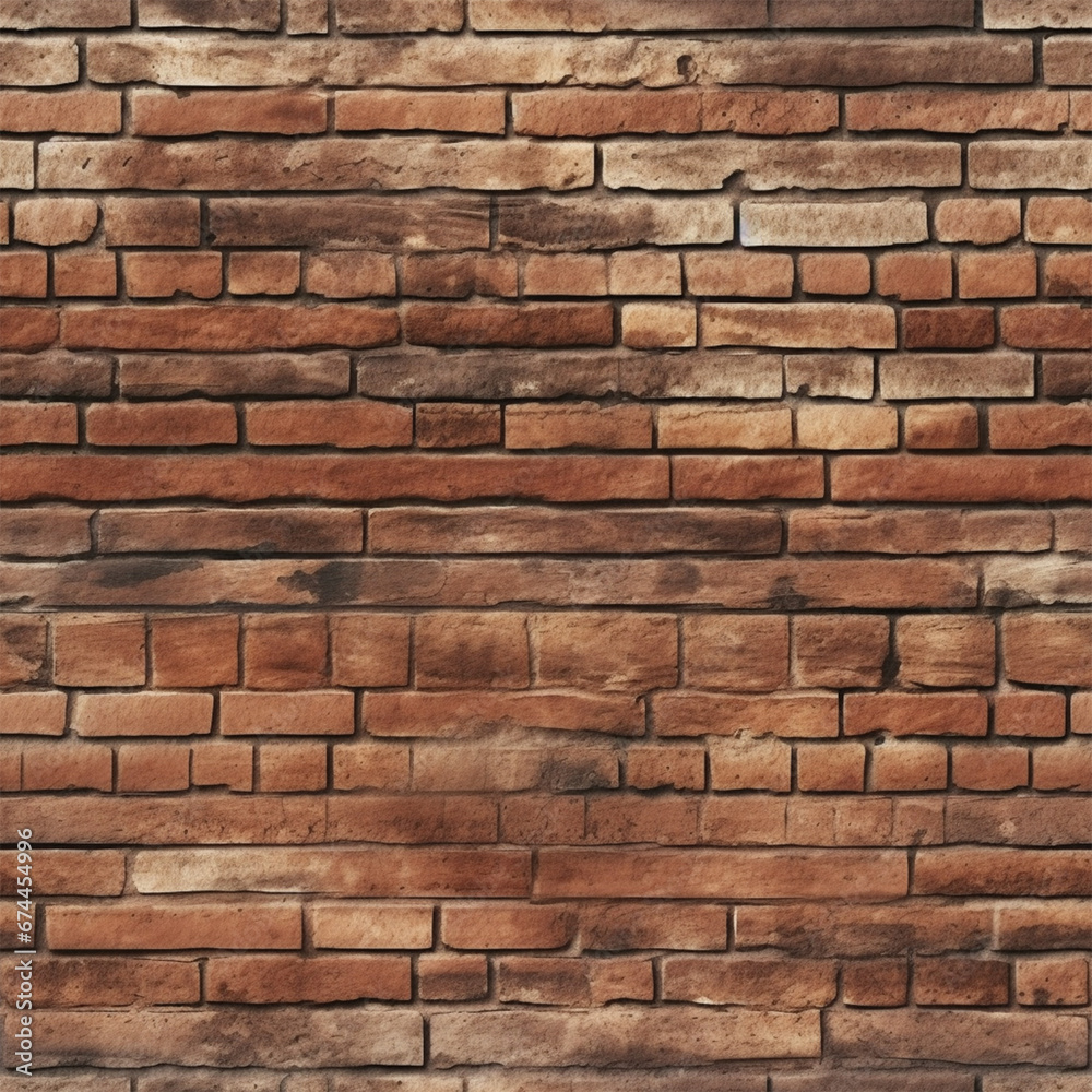 red brick wall texture