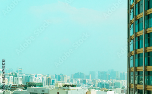 Photography Abu Dhabi city during sunset, Beautiful sky at sunset, clouds during sunset