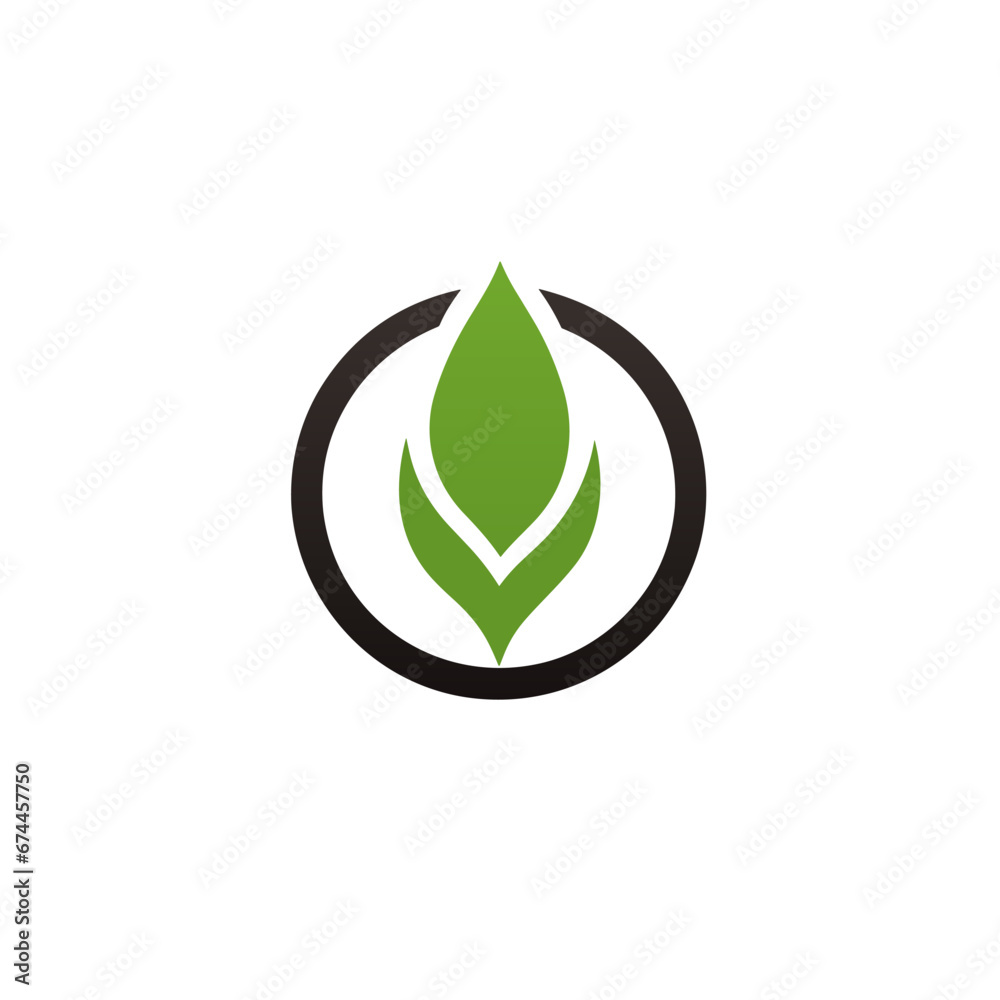 Utility service provider filled green logo. Renewable energy business value. Green leaf icon. Design element. Created with artificial intelligence. Ai art for corporate branding, website Utility service provider filled green logo. Renewable energy business value. Green leaf icon. Design element. Created with artificial intelligence. Ai art for corporate branding, website